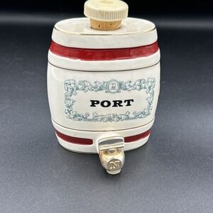 Vintage Wade England Port Decanter Royal Victoria Pottery with Tap